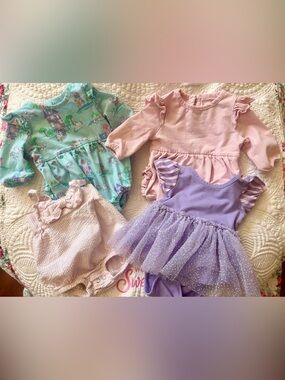 Ruffle Butts Set of 4 Bubbles 0-3M